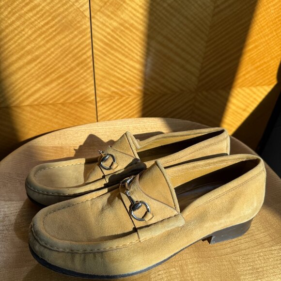 Gucci Suede Loafers - Picture 2 of 6